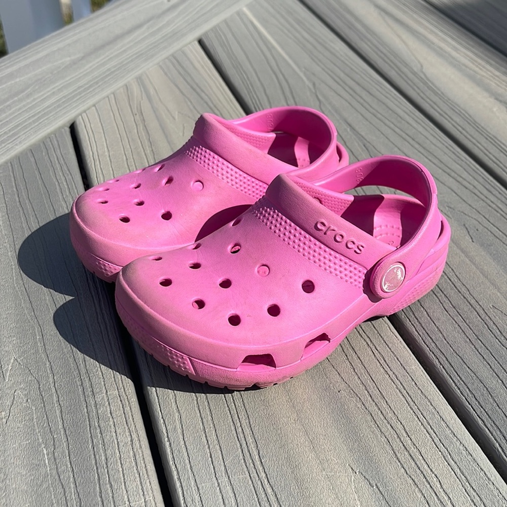 Pink Crocs